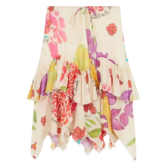 Donde Esteban Dresses & Skirts - Donde Esteban Neutrals Skirts - Asymmetric & Draped Skirts Women